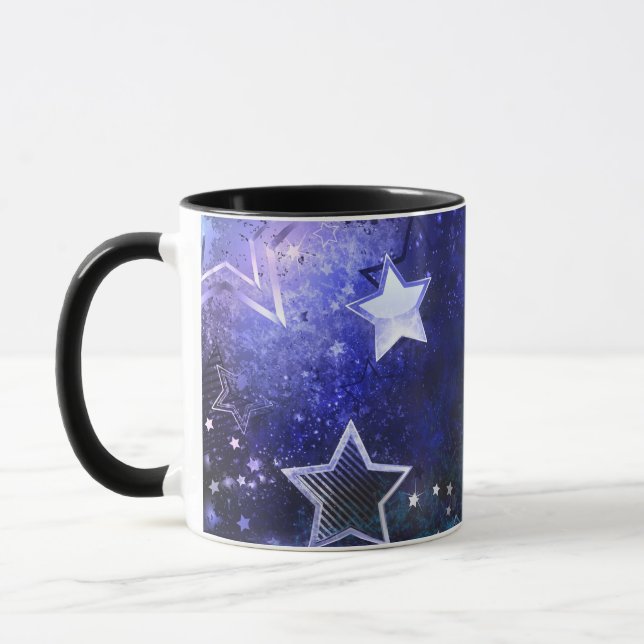 Caneca Fundo de Espaço com Estrelas (Esquerda)