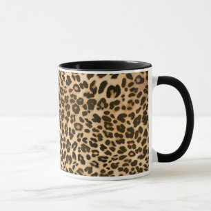 Caneca Fundo de impressão do Leopard