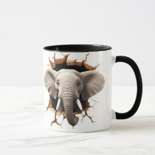 Caneca Fundo do Elefante Cortado