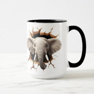 Caneca Fundo do Elefante Cortado