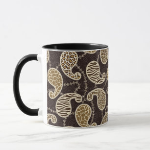 Caneca Fundo do estilo de Paisley
