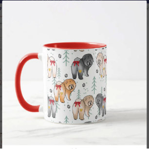 Caneca FUNDO DO MEU CORAÇÃO 5 cores de chow 311 GRAMAS