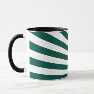 Caneca Fundo dos Raios do Sol Verde Retroativo