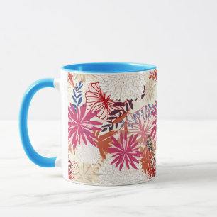 Caneca Fundo floral 3