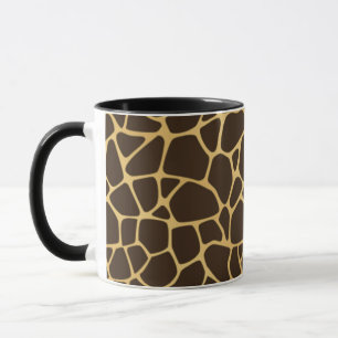 Caneca Fundo manchado girafa