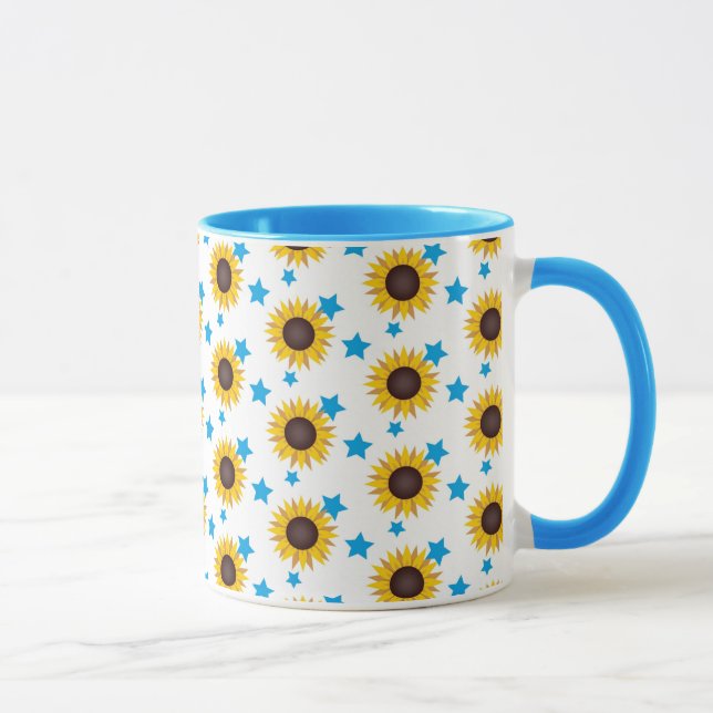 Caneca Fundo Sun Flowers (Direita)