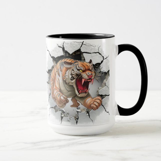 Caneca Fundo Tigre médio (Direita)