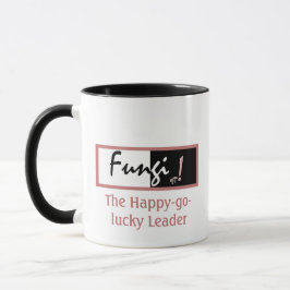 Caneca Fungos Negros, Brancos e Rosa Humorosos trocam por
