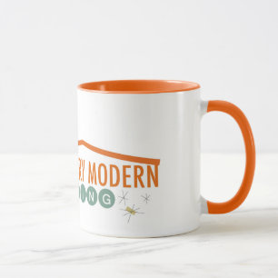 Caneca Funky Legal Orange Retro Moderno