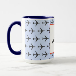 Caneca Funky Plane Airplane Air Fly Airways