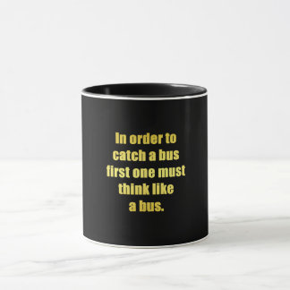 Caneca Funny Catch a Bus Joke