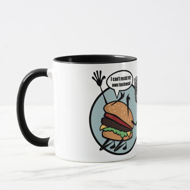 CANECA FUNNY CHEESEBURGER RINGER MUG (Esquerda)