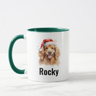 Caneca Funny Christmas Dog Mug Holiday Gift Pet Lover 