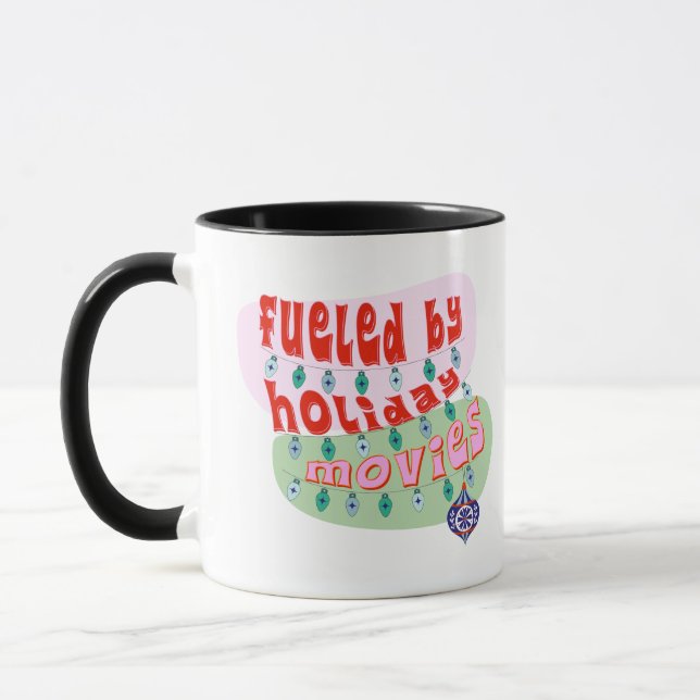 Caneca Funny Christmas Movies Channel Holiday Gift Mug (Esquerda)