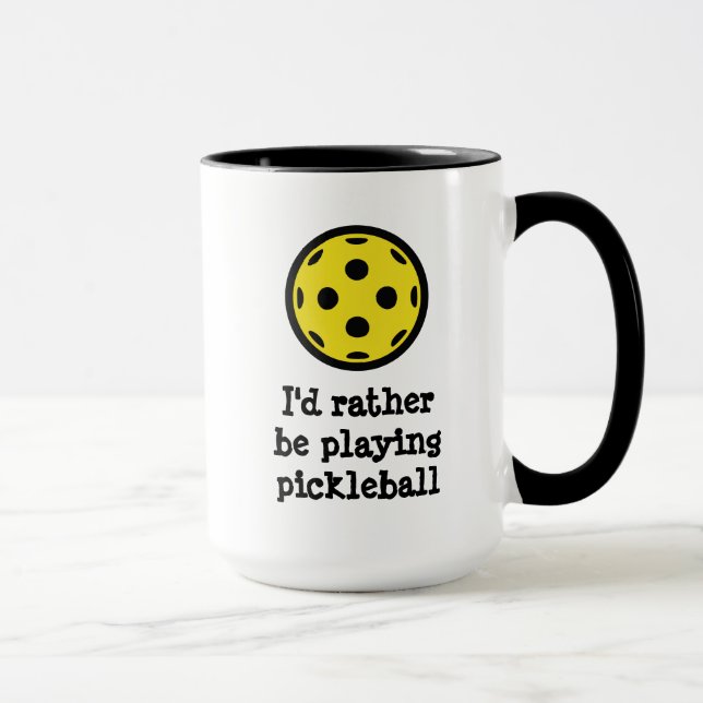 Caneca Funny coffee mug for pickleball player (Direita)