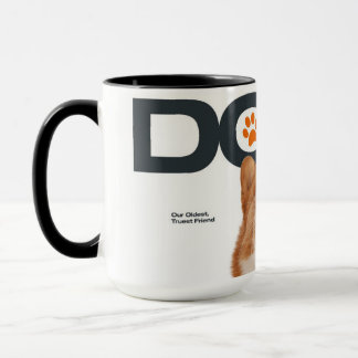 Caneca Funny Corgi DOGS Modern Two-Tone Mug - Our Oldest