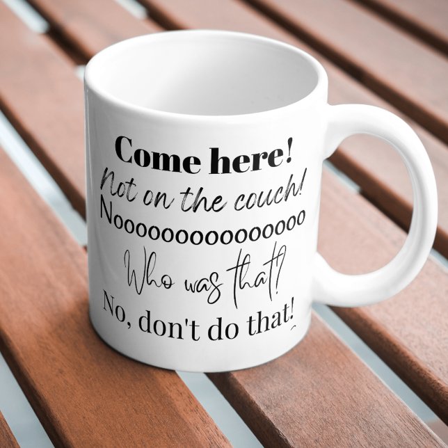 Caneca Funny Custom Dog Mom Sayings (Criador carregado)