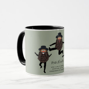 Caneca FUNNY Dancing RABBI Personalizado com Texto