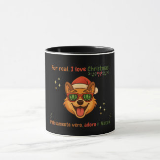 Caneca Funny Dog Christmas Mug – Bilingual Gift