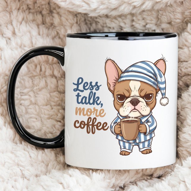 Caneca Funny French Bulldog Gift For Dog Lovers (french bulldog mama coffee mug)