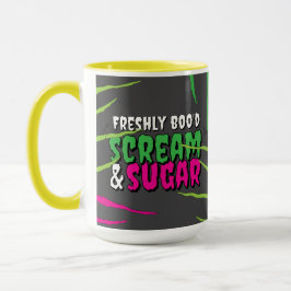 Caneca Funny Fun Zombie Scratched Scream & Sugar 