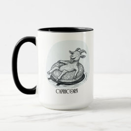 Caneca Funny Goat Capricorn Zodiac Birthday Christmas