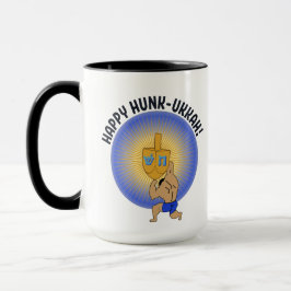 Caneca Funny Hanukkah Hunk Holiday