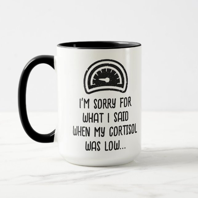 Caneca Funny Low Cortisol (Esquerda)