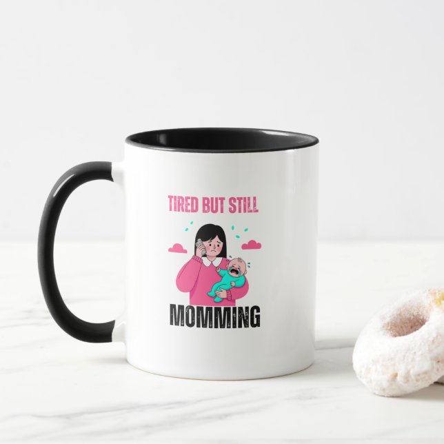 Caneca Funny Mom Life Quotes Collection (Com Donut)