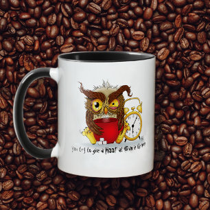 Caneca Funny Morning Cranky Owl