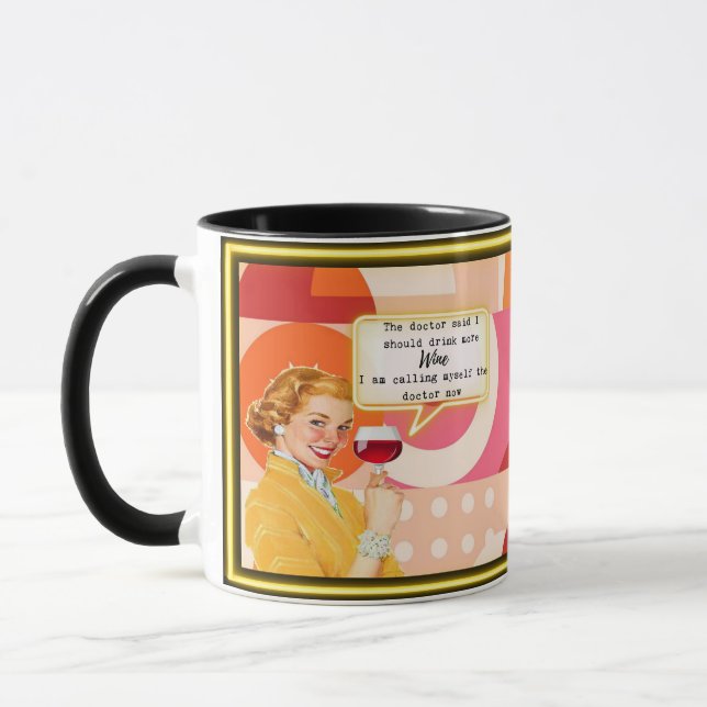 Caneca Funny Mug Coffee Best Friend Gift "Doctor" (Esquerda)