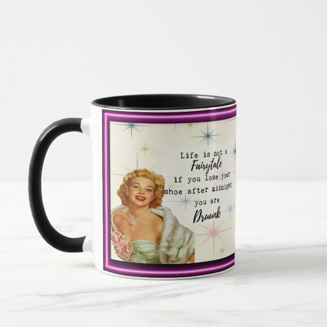 Caneca Funny Mug Coffee Best Friend Gift "Fairytale" (Esquerda)