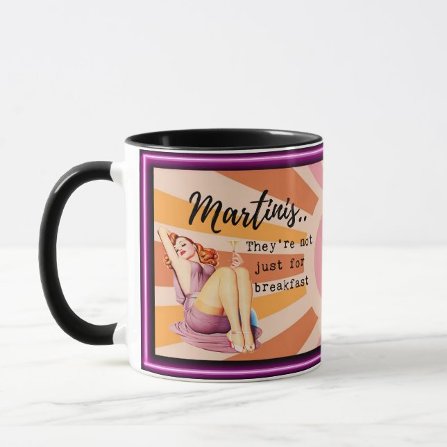 Caneca Funny Mug Coffee Best Friend Gift "Martinis" (Esquerda)