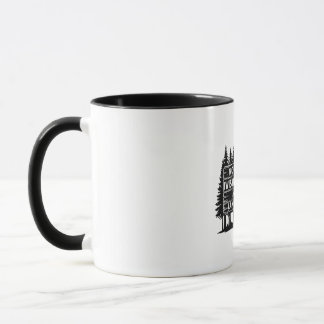 Caneca Funny Now Entering I Wishabish Woods Forest Audaci