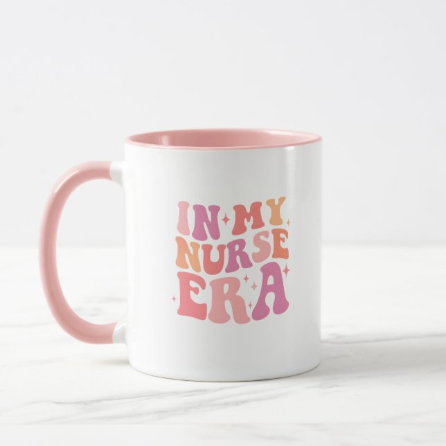 Caneca funny nurse coffee mug _ in my nurse era (Esquerda)