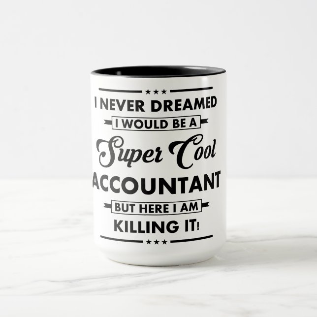 Caneca Funny Occupation/Profession Super Cool Accountant (Centro)