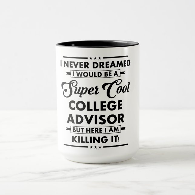Caneca Funny Occupation/Profession Super Cool Advisor (Centro)