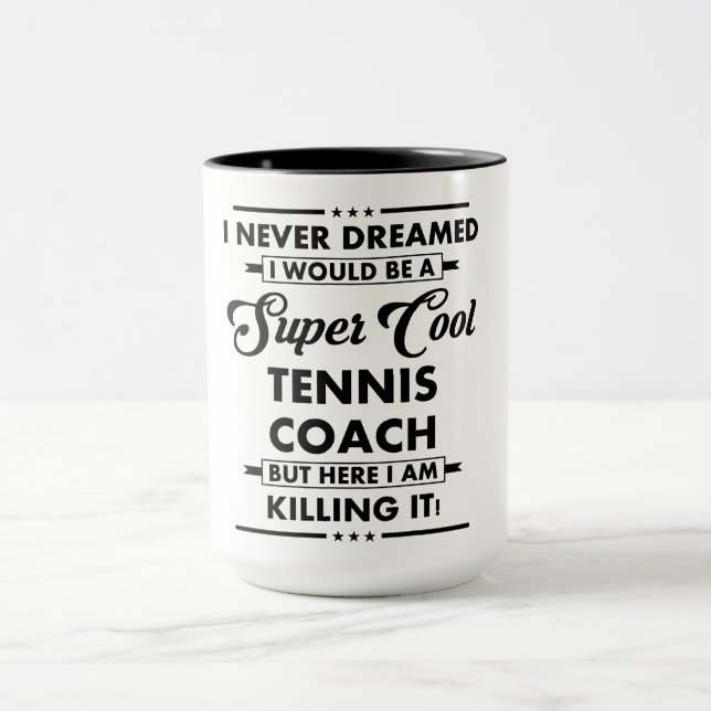 Caneca Funny Occupation/Profession Super Cool Coach (Centro)