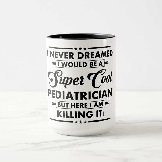 Caneca Funny Occupation/Profession Super Cool Doctor (Centro)