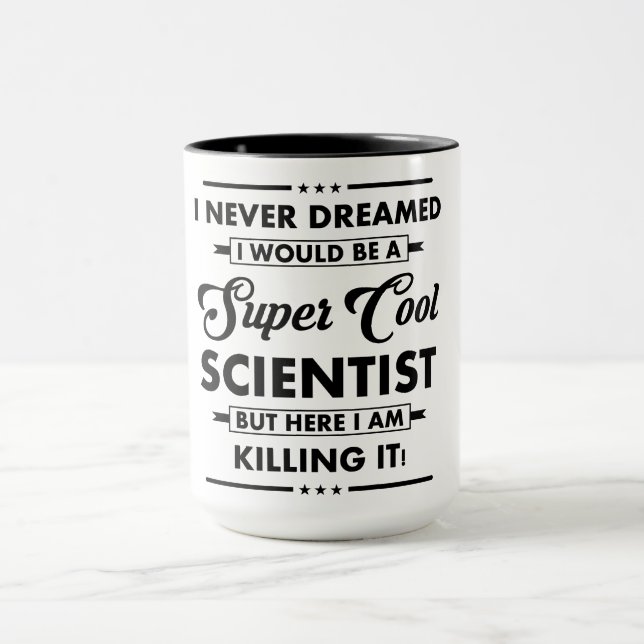 Caneca Funny Occupation/Profession Super Cool Scientist (Centro)