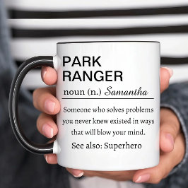 Caneca Funny Park Ranger Definition