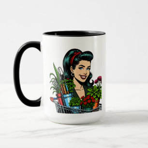 Caneca Funny Plant   Verde é o novo negro