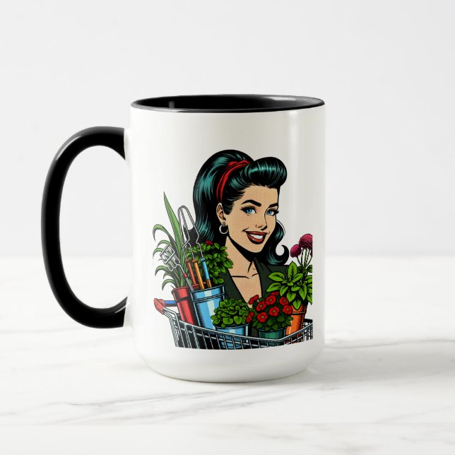 Caneca Funny Plant | Verde é o novo negro (Esquerda)