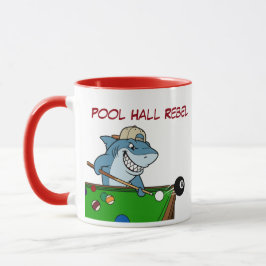 Caneca Funny Pool Shark Pool Hall Rebel Coffee Mugs