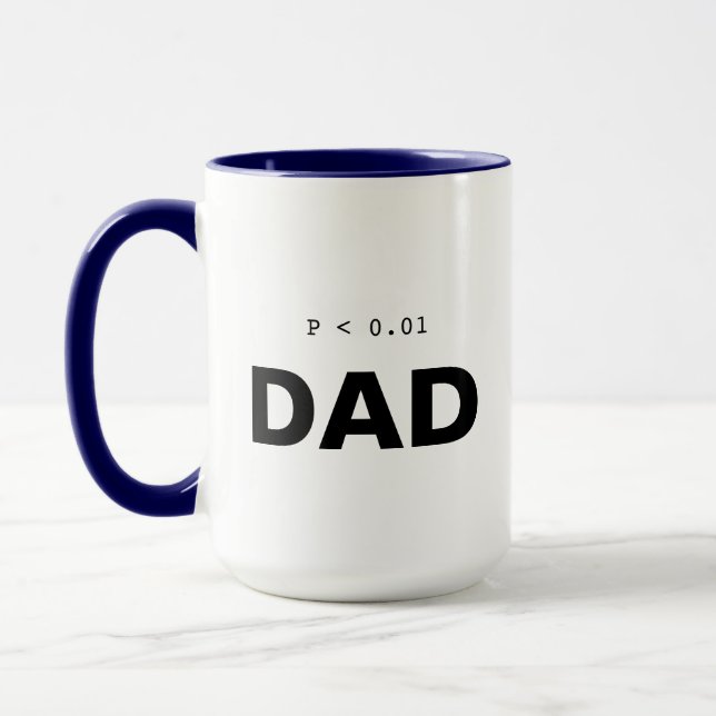 Caneca Funny Psychology Statistics Mug | Significant Dad (Esquerda)