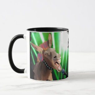 Caneca Funny Rockstar Donkey