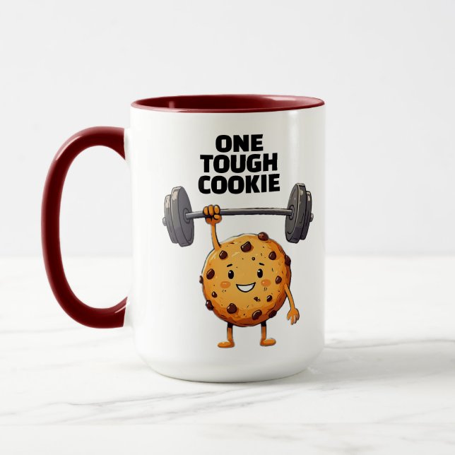 Caneca Funny Tough Cookie Lifting Barbell (Esquerda)