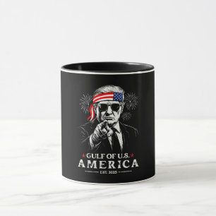 Caneca Funny Trump Golfo Dos EUA 2025 4 De Julho