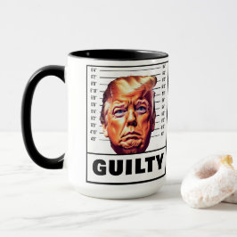 Caneca Funny Trump Guilty