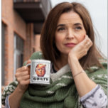 Caneca Funny Trump Guilty<br><div class="desc">Trump é culpado? Algumas pessoas parecem pensar assim,  então Donald é fotografado contra um fundo perdido.</div>